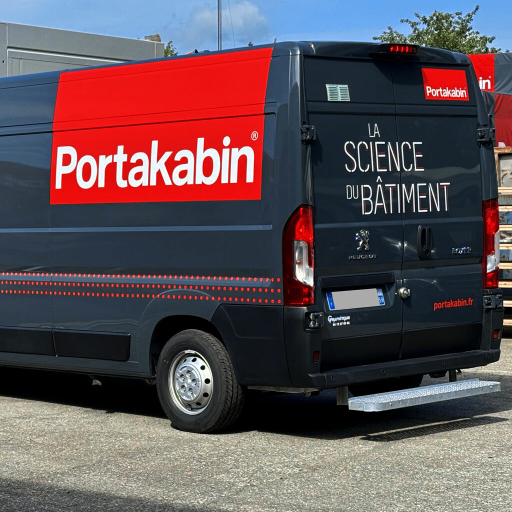 Lettrage-Véhicule-portakabin